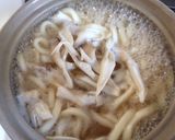 昆布酢生姜で風邪予防☆卵と舞茸のうどん作り方3写真