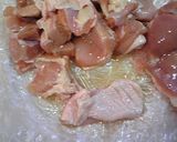 鶏とごぼうの煮込みパスタ作り方1写真