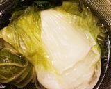 鶏モモ肉のロール白菜　ミルクスープ風作り方8写真