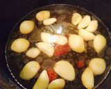 鯖の水煮缶☆ホクホクにんにくトマト煮込み作り方2写真