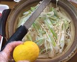柚子の香りがたまらない！豚肉の蒸し鍋♪作り方4写真
