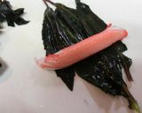 金時草とカニカマの酢の物作り方1写真