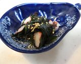 金時草とカニカマの酢の物作り方3写真