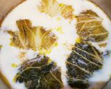 鶏モモ肉のロール白菜　ミルクスープ風作り方16写真