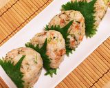 ♪ごま油香る鮭と白ごまの大葉おにぎり♪作り方8写真