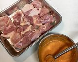 スキレットでタンドリーチキン作り方1写真