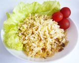 味付きザーサイで簡単チャーハン　搾菜炒飯作り方3写真
