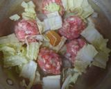 白菜&肉団子のあったかスープ作り方3写真