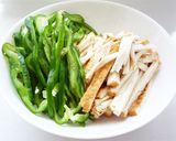 厚揚げで　チンジャオロース　青椒豆腐絲作り方1写真