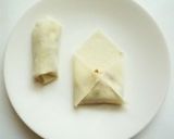 パリパリ　豆腐と納豆をシュウマイの皮で作り方3写真