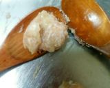 鶏とキノコのＷだし！鶏つみれ汁☆作り方3写真
