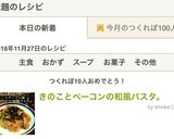 きのことベーコンの和風パスタ。作り方13写真