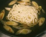 ポン酢でさっぱり焦がしネギうどん作り方3写真