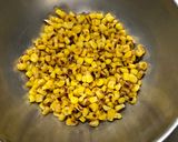焼肉のタレで！コーンとほうれん草のソテー作り方1写真