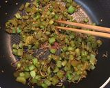 大根の葉のおにぎり。作り方1写真