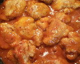 簡単✡鶏もも肉の✡既成トマトソース煮込み作り方10写真