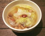 お豆さんたっぷり♡レタスと玉ねぎのスープ作り方4写真