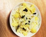 白の温野菜サラダ作り方5写真