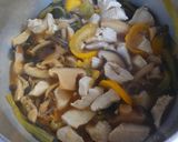 簡単！鶏むね肉と小松菜ときのこの柚子煮＊作り方8写真