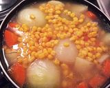 パクチー香るチキンスープ作り方5写真