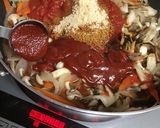 豚ロース焼き☆きのこたっぷりトマトソース作り方20写真