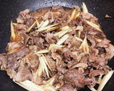☆牛ごぼうの炊き込みご飯☆作り方3写真