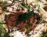簡単おかず 小松菜と牛肉のオイスター炒め作り方6写真