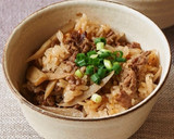 ☆牛ごぼうの炊き込みご飯☆作り方7写真