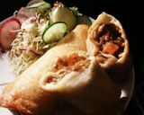 カレーリメイク♪チーズカレー春巻き♪作り方3写真