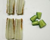 お弁当に♪竹輪の味噌マヨネーズ焼き作り方1写真