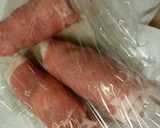 レンジで時短！お弁当にも定番の肉巻き野菜作り方4写真