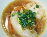 ピリ辛☆水餃子の食べるスープ作り方3写真
