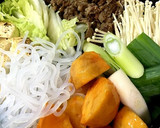 柿を使った すき焼き作り方4写真