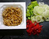 簡単!梅納豆天(納豆の天ぷら)作り方1写真