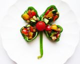 ピーマンボートに乗せた夏野菜サラダ作り方5写真