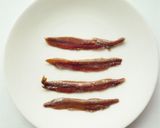 水菜とプチトマトとアンチョビの冷製パスタ作り方3写真