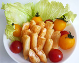 豆腐と明太子のシュウマイの皮包み揚げ作り方4写真