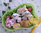 まめゴマ　キャラ弁の飾り作り方7写真