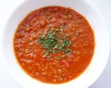 トマト缶で作るレンズ豆スープ作り方5写真