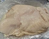 茹で鶏でピザ風作り方1写真