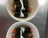 昆布まき(鮭と明太子)作り方2写真