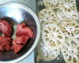 超簡単☆れんこんのはさみ焼き作り方1写真