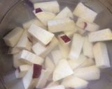 豚肉とさつま芋のマスタードクリームソース作り方1写真
