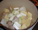 簡単おいしい鶏と野菜のミルクスープ作り方3写真