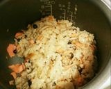 鮭としめじの炊き込みご飯作り方5写真