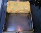 明太子と三つ葉の卵焼き～お弁当にも～作り方3写真