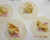 ❁お弁当にベーコンチーズカレー餃子巻き❁作り方2写真