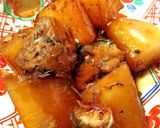 簡単♪鯖の水煮缶☆骨まで食べる鯖と大根煮作り方1写真