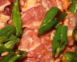 しし唐辛子でスタミナ豚焼肉。作り方2写真
