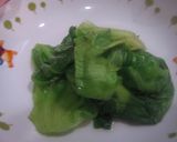 簡単＃豚とレタス外葉しゃぶロールとスープ作り方2写真